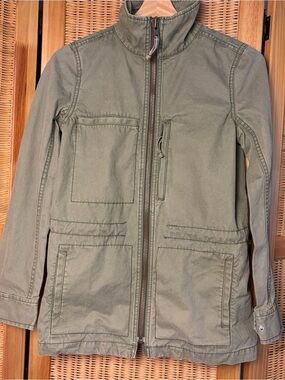 Madewell Olive Green Utility Coat sz XS